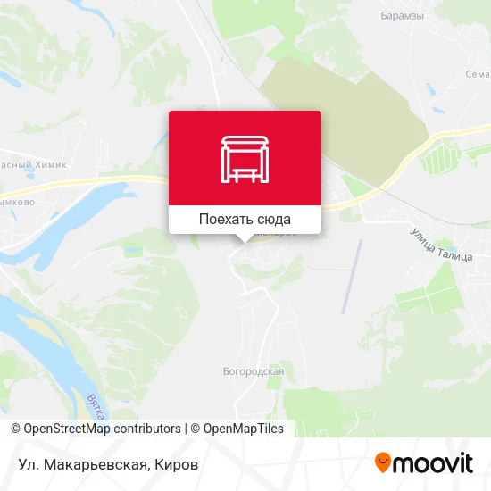 Карта Ул. Макарьевская