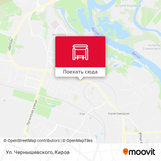 Карта Ул. Чернышевского