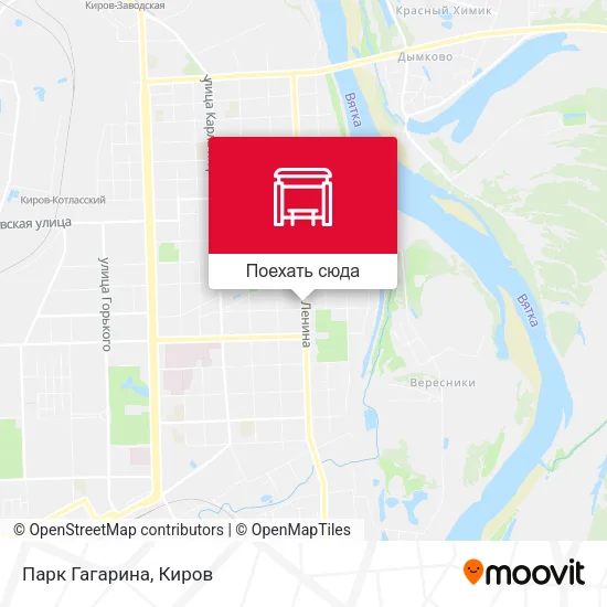 Карта Парк Гагарина