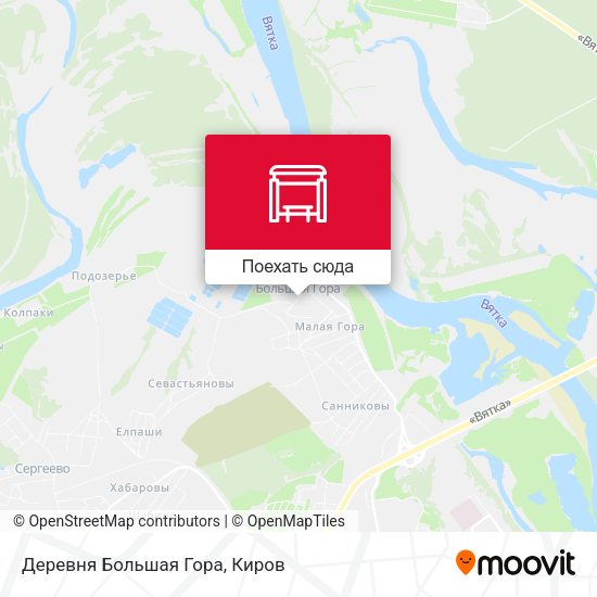 Карта Деревня Большая Гора