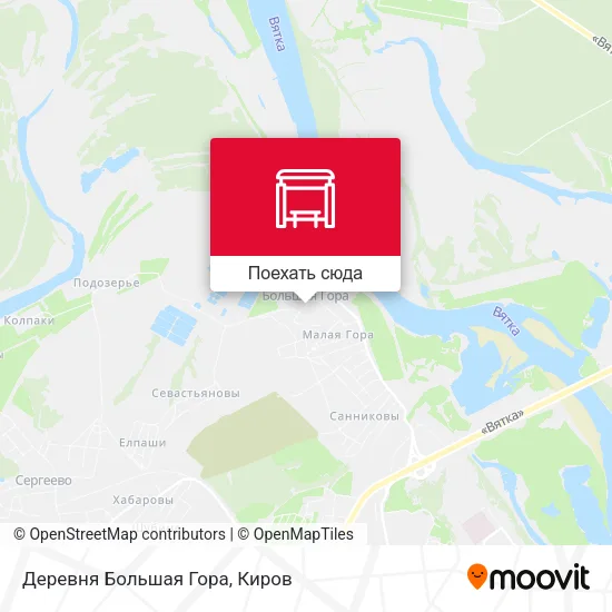 Карта Деревня Большая Гора
