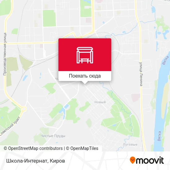 Карта Школа-Интернат