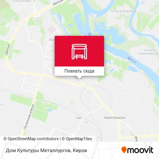 Карта Дом Культуры Металлургов