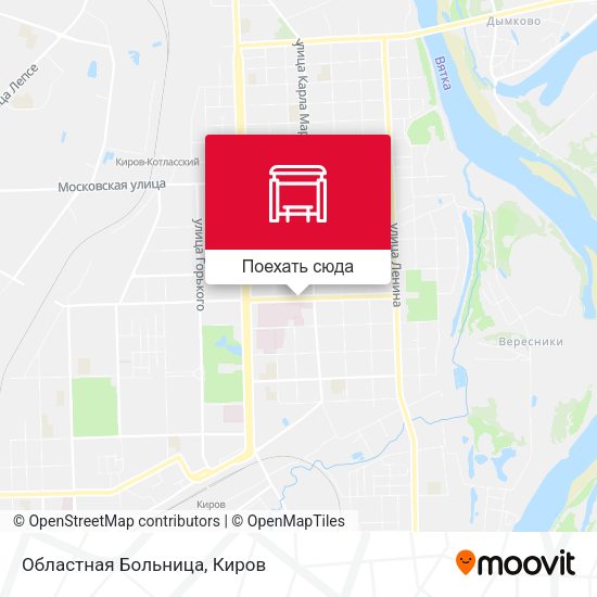 Карта Областная Больница