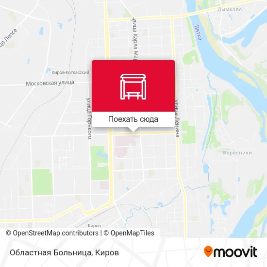 Карта Областная Больница