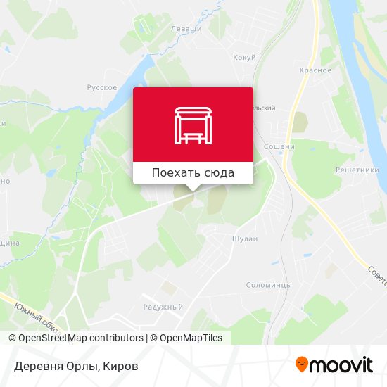 Карта Деревня Орлы