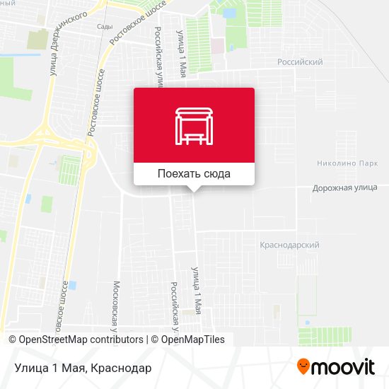 Карта Улица 1 Мая
