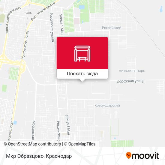 Карта Мкр Образцово