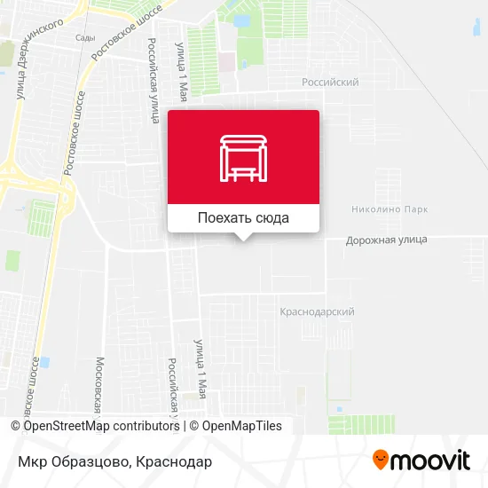 Карта Мкр Образцово