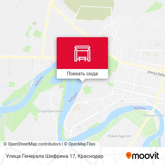 Карта Улица Генерала Шифрина 17