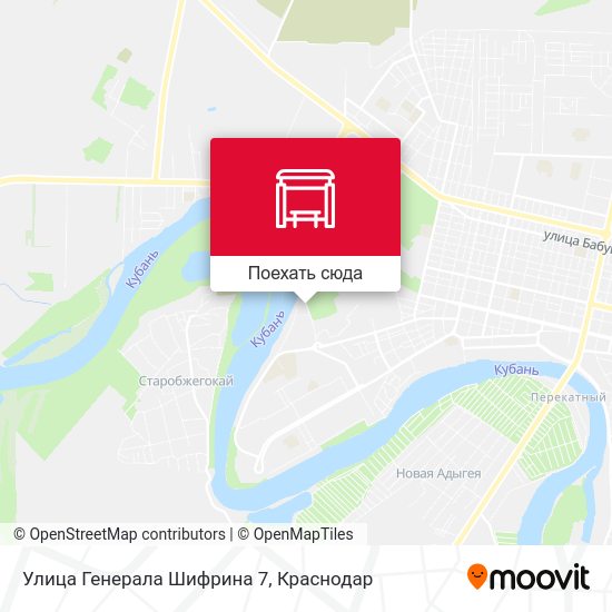 Карта Улица Генерала Шифрина 7