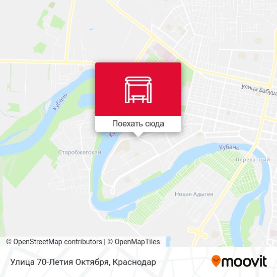 Карта Улица 70-Летия Октября
