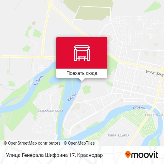 Карта Улица Генерала Шифрина 17