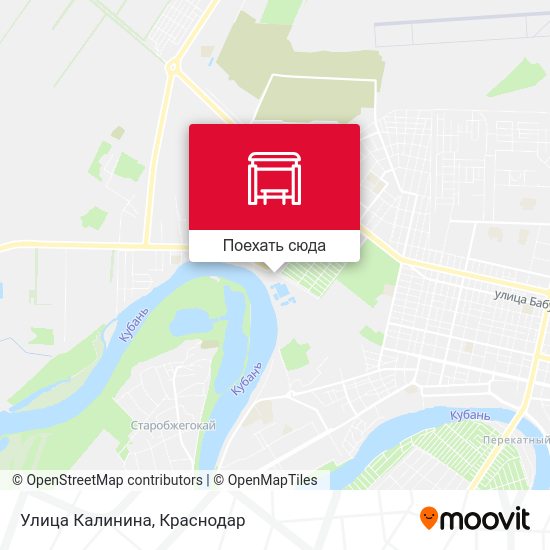 Карта Улица Калинина