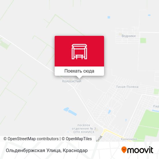 Карта Ольденбуржская Улица