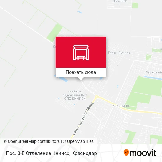 Карта Пос. 3-Е Отделение Книисх