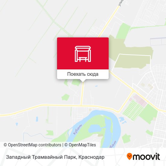 Карта Западный Трамвайный Парк