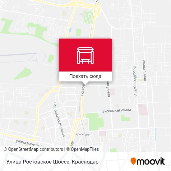 Карта Улица Ростовское Шоссе