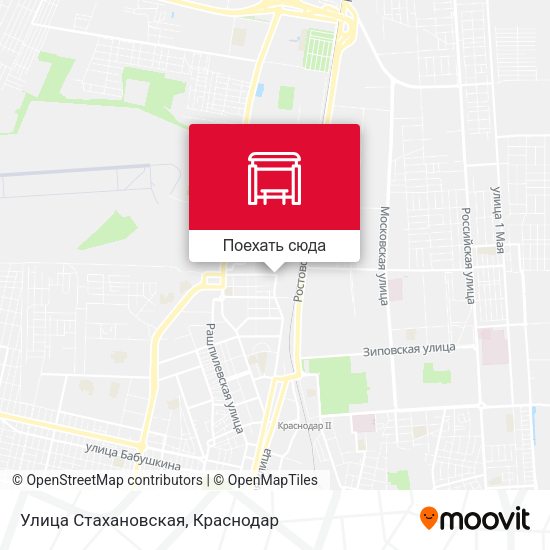 Карта Улица Стахановская