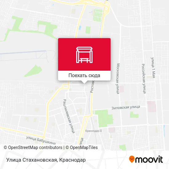 Карта Улица Стахановская