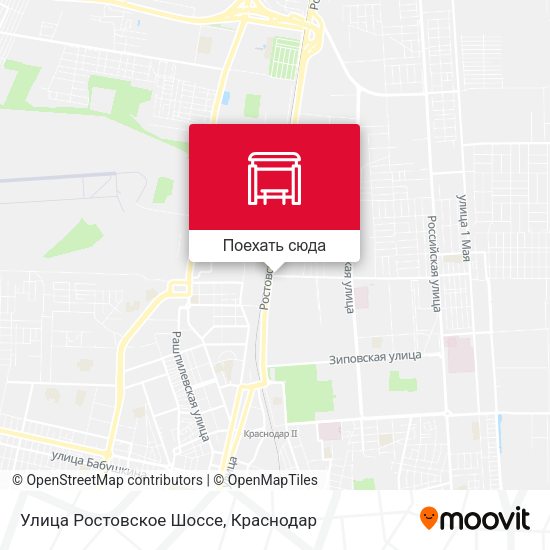 Карта Улица Ростовское Шоссе