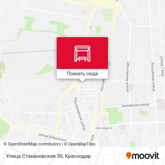 Карта Улица Стахановская 30