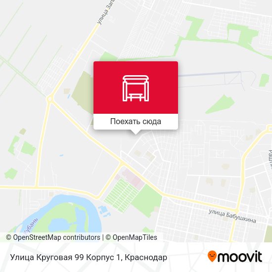 Карта Улица Круговая 99 Корпус 1