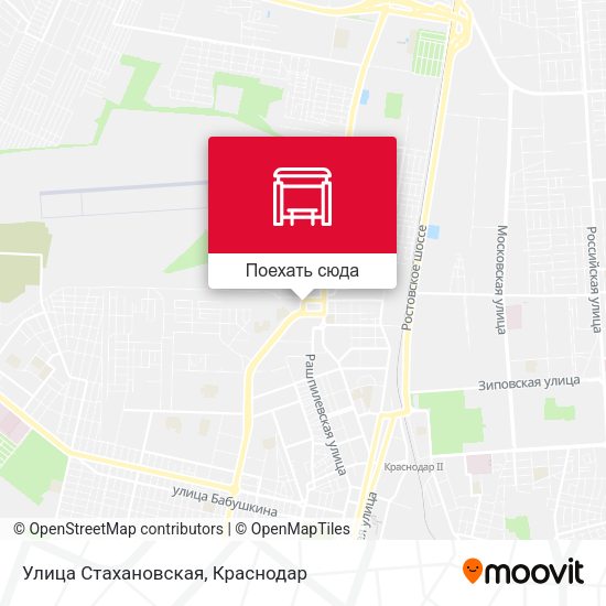 Карта Улица Стахановская