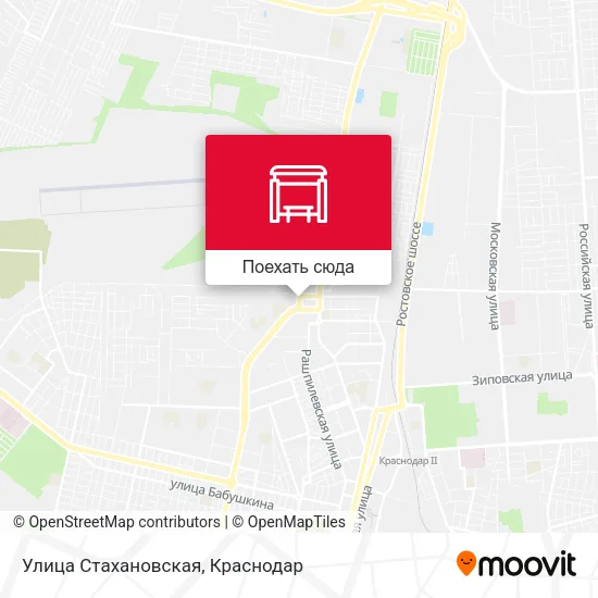 Карта Улица Стахановская