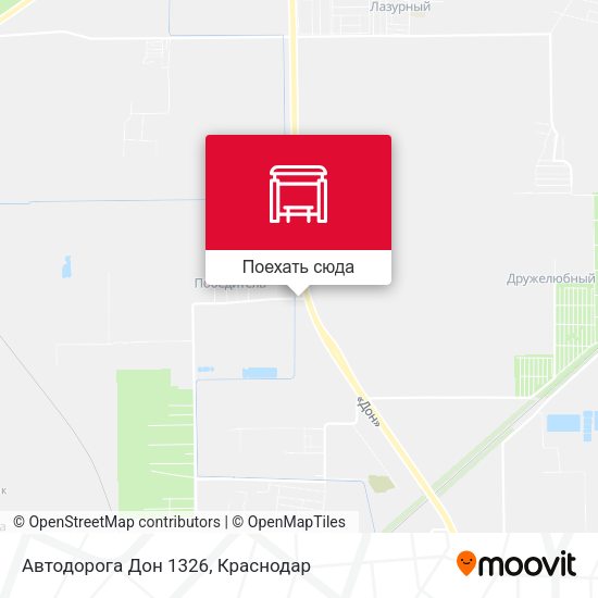 Карта Автодорога Дон 1326