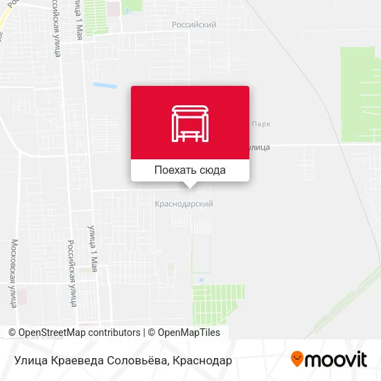 Карта Улица Краеведа Соловьёва
