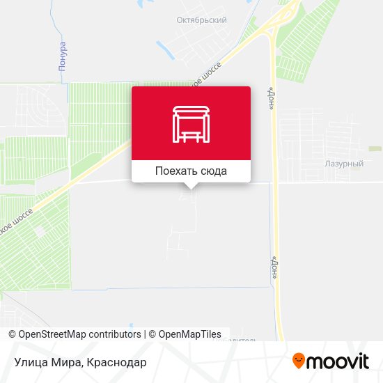 Карта Улица Мира