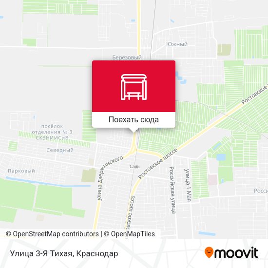 Карта Улица 3-Я Тихая