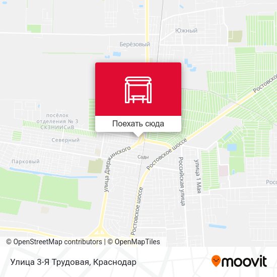 Карта Улица 3-Я Трудовая