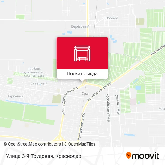 Карта Улица 3-Я Трудовая