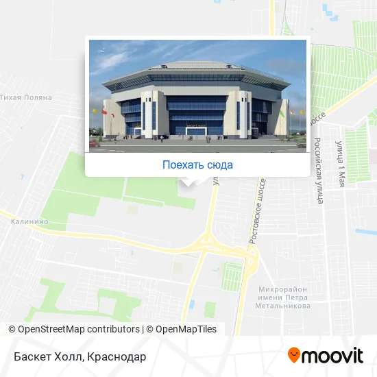 Карта Баскет Холл