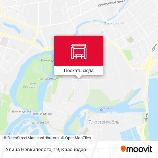 Карта Улица Невкипелого, 19