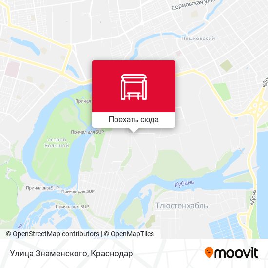 Карта Улица Знаменского