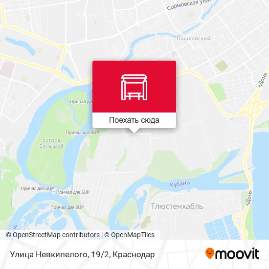 Карта Улица Невкипелого, 19/2