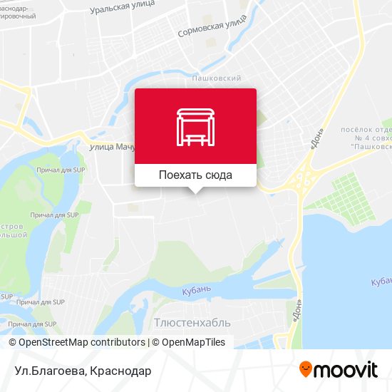 Карта Ул.Благоева