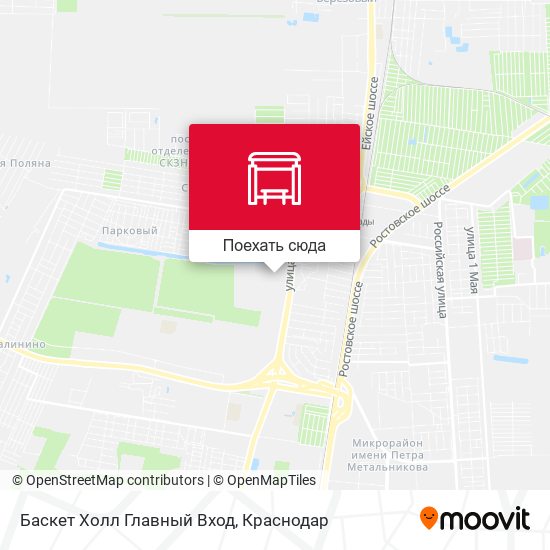 Карта Баскет Холл Главный Вход