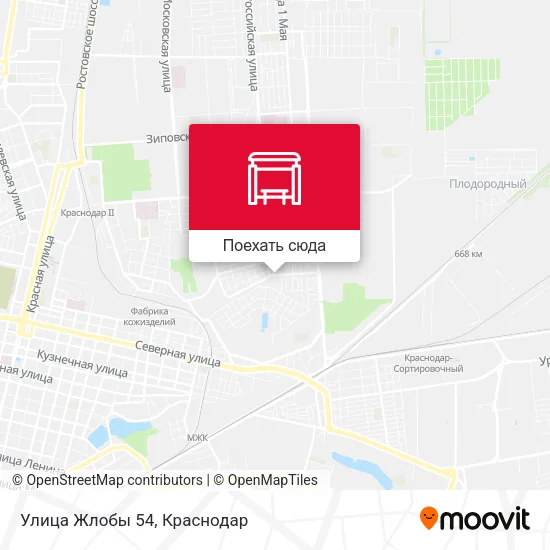 Карта Улица Жлобы 54