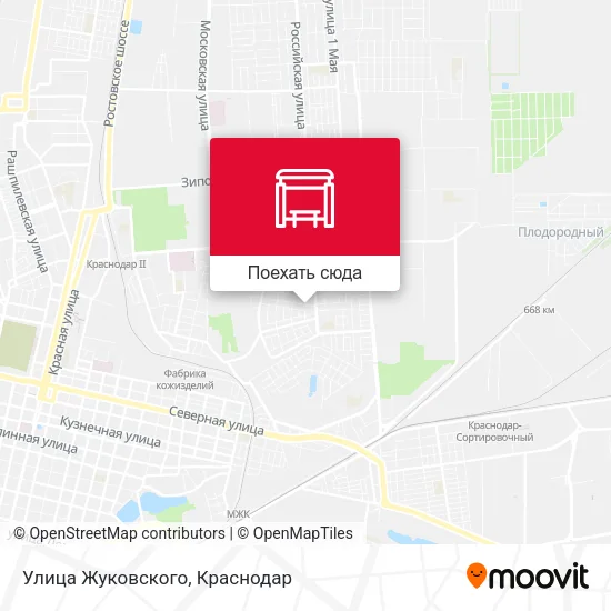 Карта Улица Жуковского