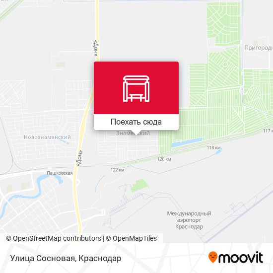 Карта Улица Сосновая