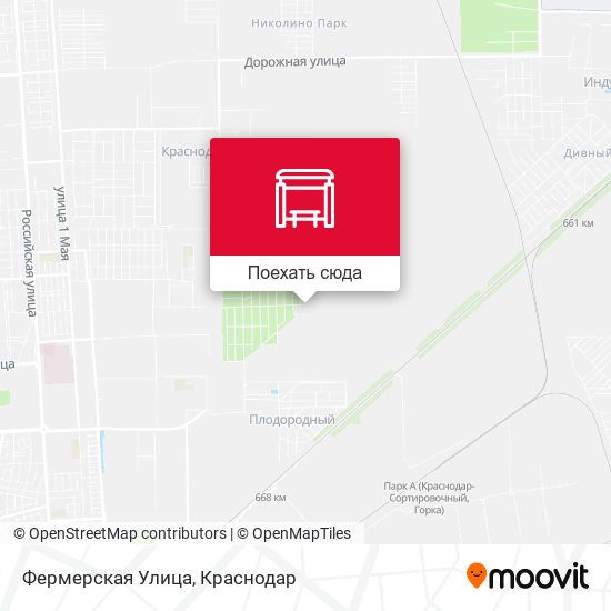 Карта Фермерская Улица