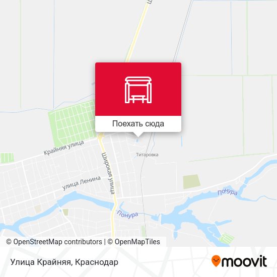 Карта Улица Крайняя