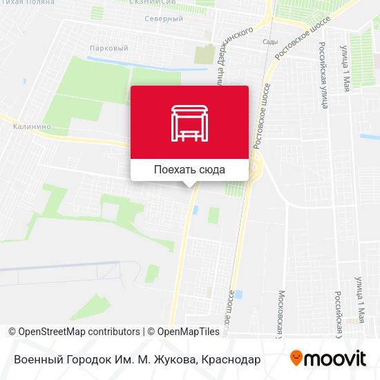 Карта Военный Городок Им. М. Жукова
