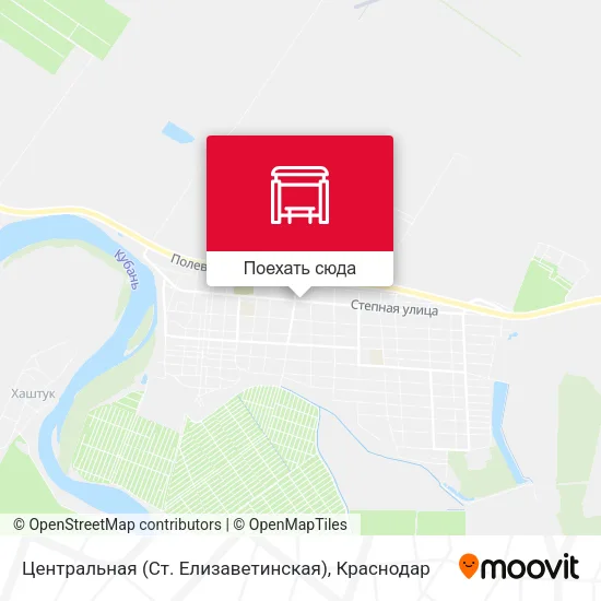 Карта Центральная (Ст. Елизаветинская)