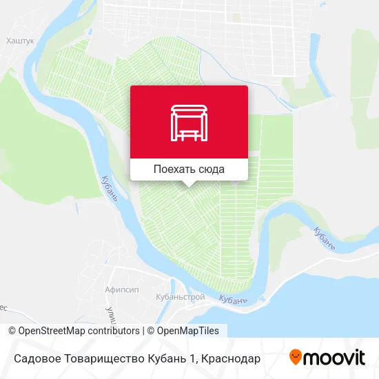 Карта Садовое Товарищество Кубань 1