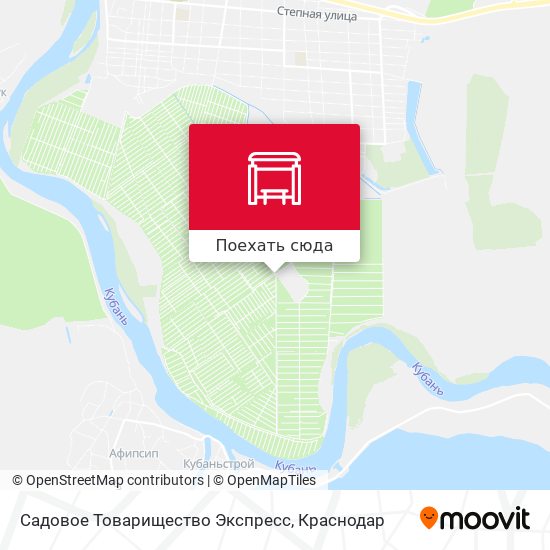 Карта Садовое Товарищество Экспресс